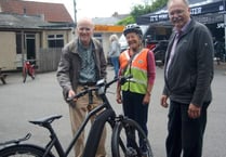 Lot of interest at electric bikes demonstration day held in Crediton