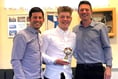 Crediton United FC end of season trophies presented