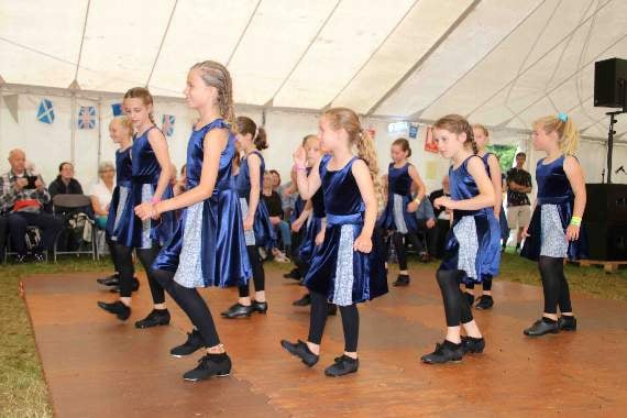 Young dancers at last year’s Dartmoor Folk Festival.