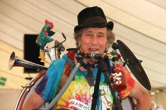 Chucklefoot at last year's Dartmoor Folk Festival.