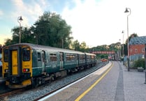 Tree on rail line - and woman taken to hospital after road accident - at Eggesford near Crediton