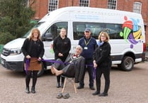 Christmas came early for those in rural areas of Crediton - a new minibus