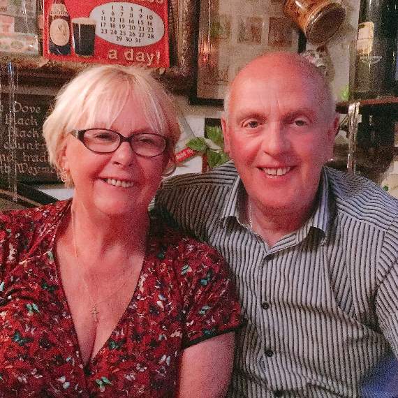 David and Marilyn Carpenter who have celebrated their Golden Wedding anniversary.