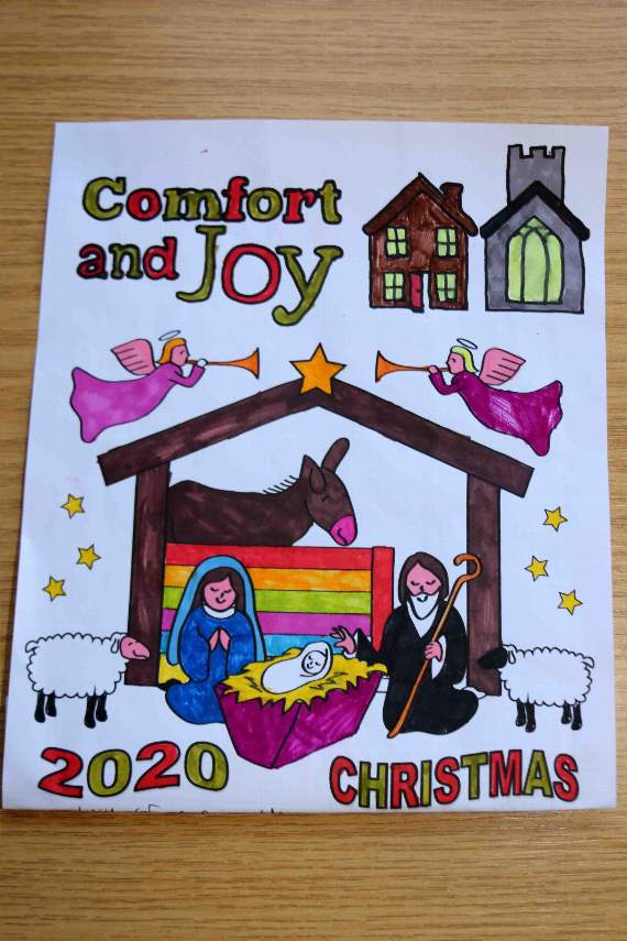 Lucy-Grace Reynolds was the winner of the Colouring Competition. AQ 0057