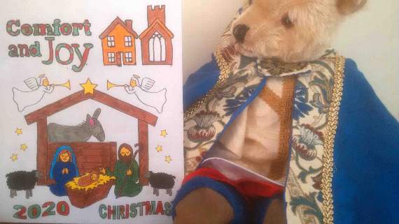 Bishop Furry’s favourite coloured picture was by Gracie (9) from the Kidz Star Club.