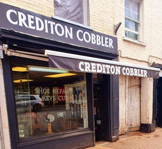 A warm welcome back is extended to Crediton Cobbler customers.