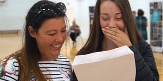 Smiles and relief at Chulmleigh College after the GCSE results uncertainty