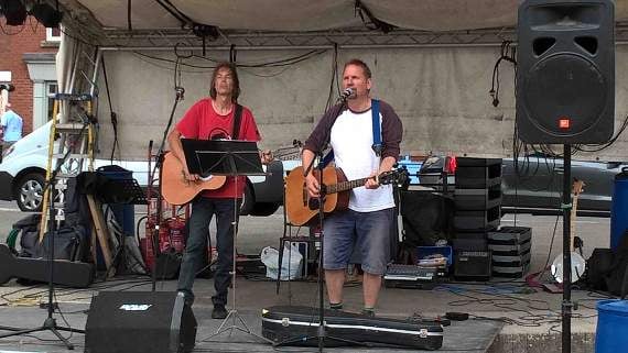 The Triffles will play in the Town Square tomorrow, Saturday, July 11.