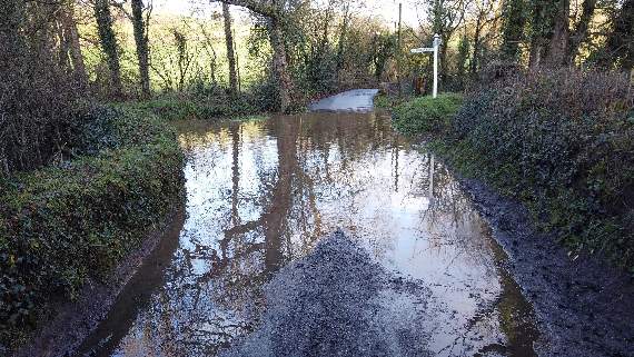 Dowrich Bridge at Sandford by Mike Brett.