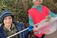 Children used walk to undertake litter pick