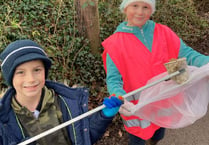 Children used walk to undertake litter pick