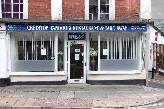 Crediton Tandoori Restaurant and Take-Away. AQ 8773
