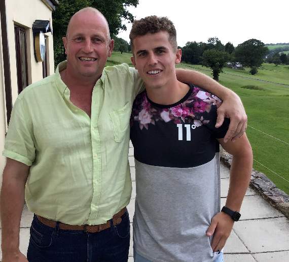 Alan and Billy Searle, winners of the Men's Open.
