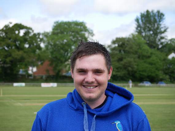 Ryan Glass at Sandford Cricket Club. Photos: Jay Harris