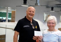 Crediton Hospiscare fundraiser Maggi raised £1,834 from sky dive