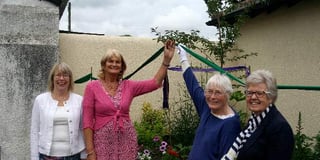 Tedburn St Mary WI garden officially opened