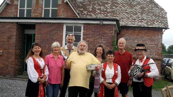 Former Crediton County Councillor thanked for his years of service at Hittisleigh 