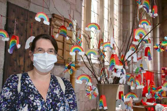Images from the Rainbows and Lockdown Hobbies festival in Crediton Parish Church by Alan Quick.