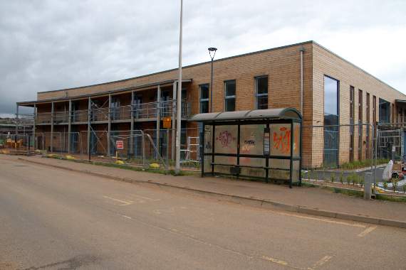 Construction is going well on the new surgery building. AQ 3834