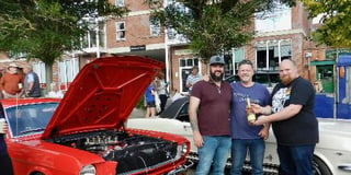 Cars and Coffee on Crediton Town Square was a huge success