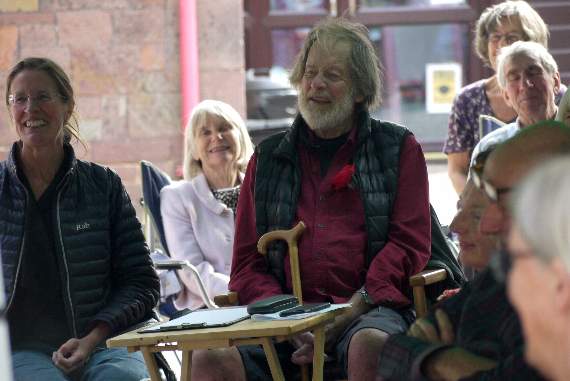 Peter clearly enjoying the afternoon. Photos: Tim Salter