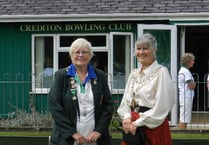 Ladies from all over Devon enjoyed President’s Day at Crediton Bowling Club
