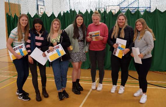 Chulmleigh Community College pupils who achieved success with their GCSE results on Thursday, August 14.