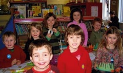 Prehistoric fun for pupils at library