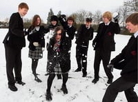 Snow joke as winter arrives