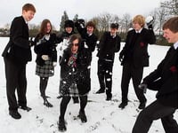 Snow joke as winter arrives
