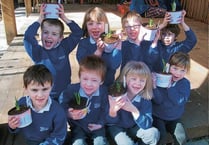 Pupils sow seeds of love and care