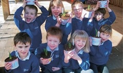 Pupils sow seeds of love and care