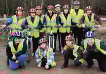 Two-wheeled fun in the forest