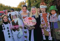 Pupils in wonderland at Liphook Carnival
