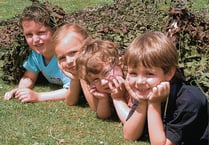 Villagers gather for fun in the sun