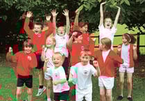 Pupils revel in early 'Olympics' action