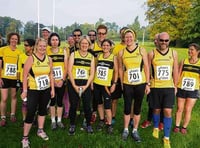 The Alton Runners team members who took on the Downland Challenge. Picture order no: AD41-92-15