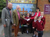 Mosaic unveiled at primary school