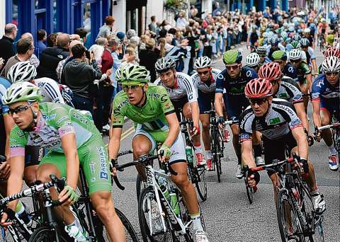 Cycling superstars hit the streets