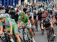 Cycling superstars hit the streets