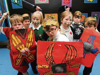 Pupils delve into life of the Romans