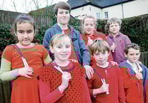 Pupils show that they're all heart