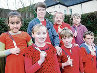 Pupils show that they're all heart