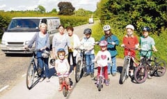 Cyclists saddle up for safety campaign