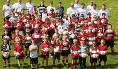 Young rugby players really had a ball!
