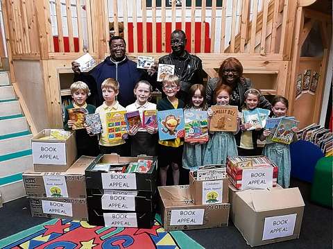 Infants book in to help link school in Africa
