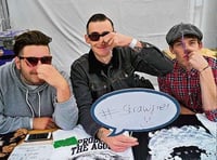 Bands up to Strawfie Challenge