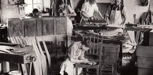 Demonstration of furniture-making techniques