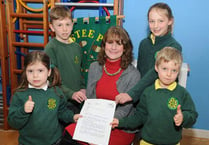 School's delight at glowing report