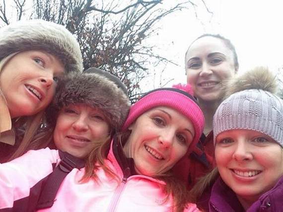 The Moon Walk quintet out training